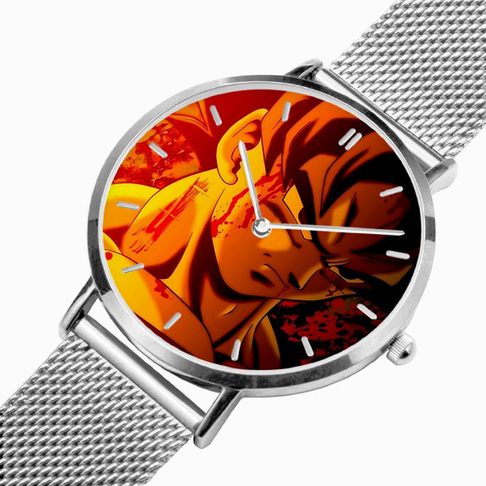 DBZ-Store Vibrant Serious Son Goku Dope Orange Watch