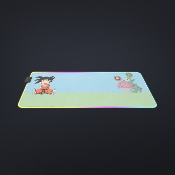 Dragon Ball Goku Kid Cute Day Dreamer Sleeping Anime Design  cool LED Mouse Pad