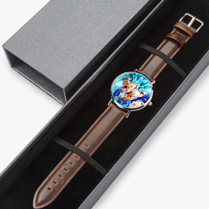 DBZ-Store Awesome Goku Blue Kaioken Powerup Watch