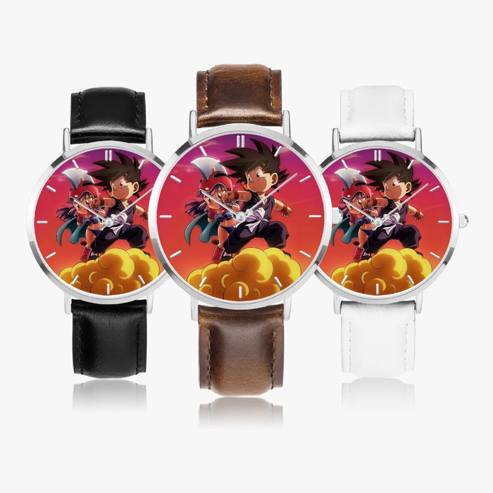 DBZ-Store Amazing Kid Goku & Chichi Flying on Golden Cloud Watch