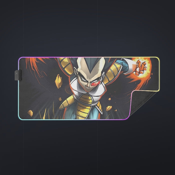 Dragon Ball Armored Vegeta Double Galick Cannon Dope cool LED Mouse Pad