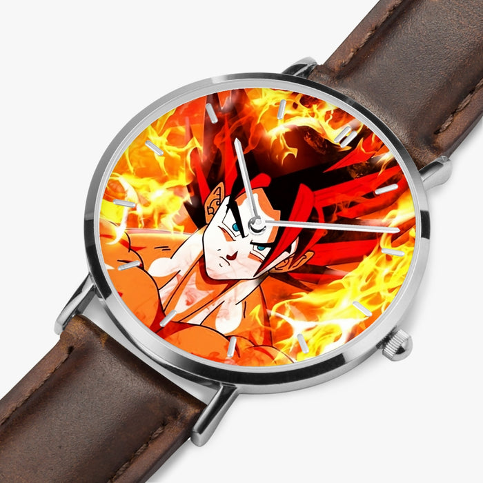 DBZ-Store Fire Goku Super Saiyan Rose Flaming Watch