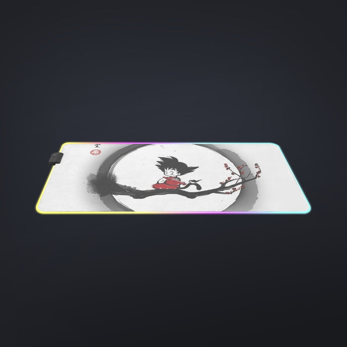 Young Goku Tee cool  LED  Mouse Pad