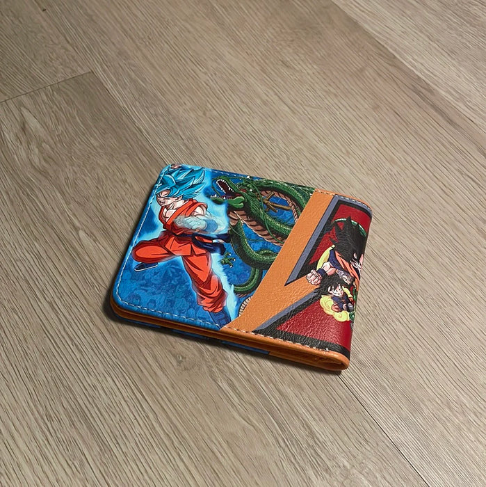 Super Saiyan Blue Goku and friends wallet