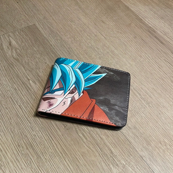 Super Saiyan Blue Goku vs Goku Black Dragon Ball Super wallet