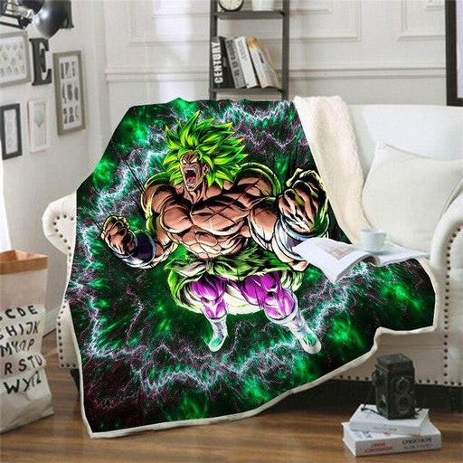 Dragon Ball Z Perfect Cell And Cell Junior Amazing Throw Blanket