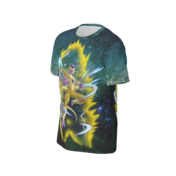 Dragon Ball Z Golden Form Frieza In His Yellow Aura T-Shirt