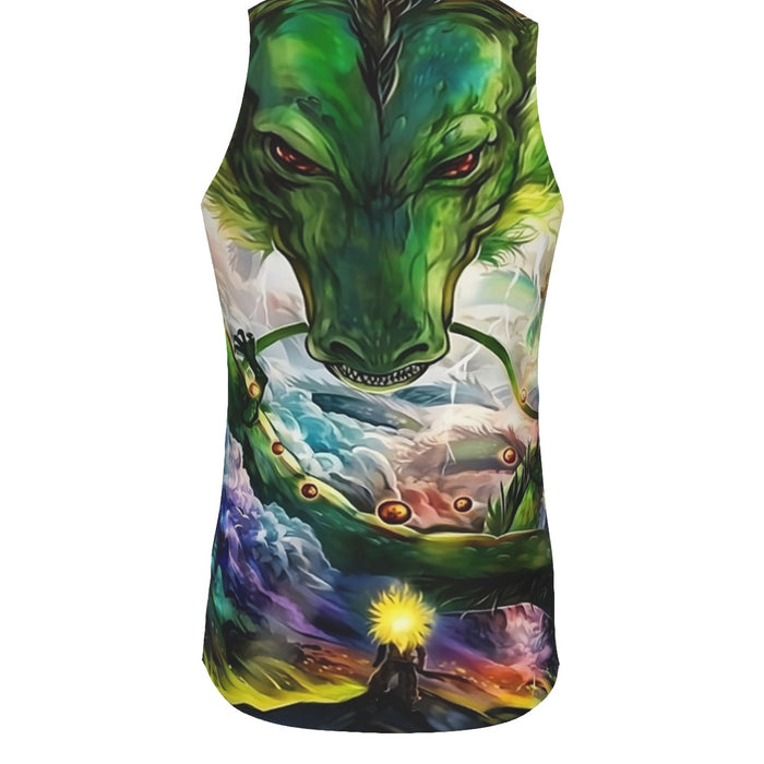 Shenron DBZ The Powerful Eternal Dragon Super Saiyan Battle Tank Top