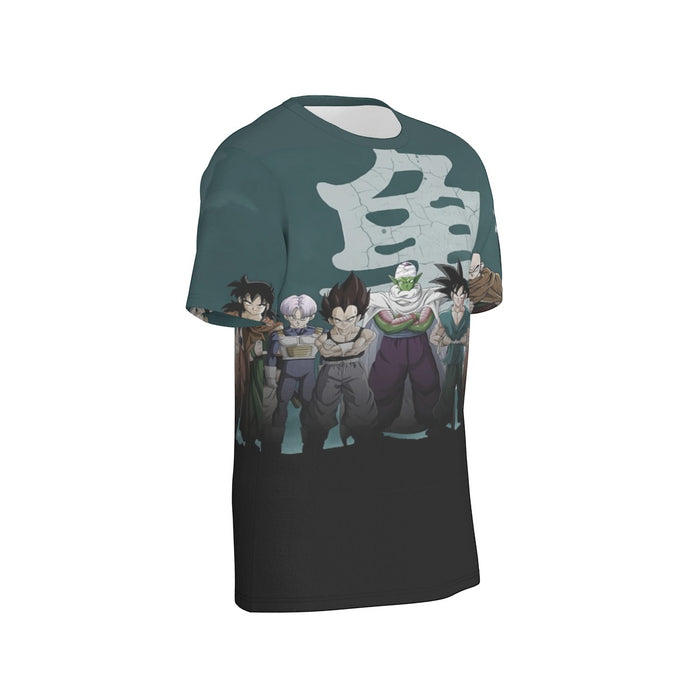 Dragon Ball Z Heroes Dark Black Badass 3D T-Shirt
