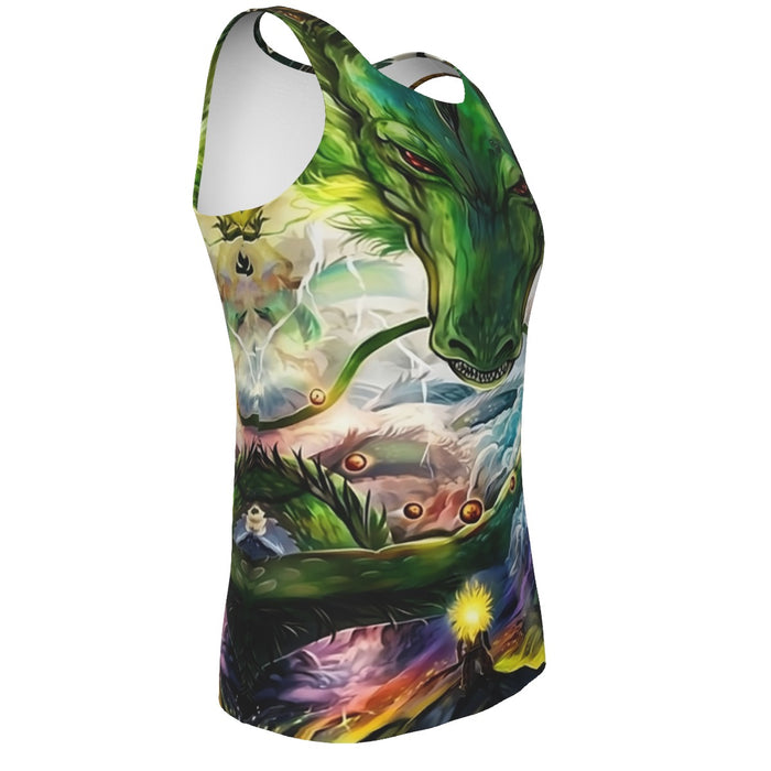 Shenron DBZ The Powerful Eternal Dragon Super Saiyan Battle Tank Top