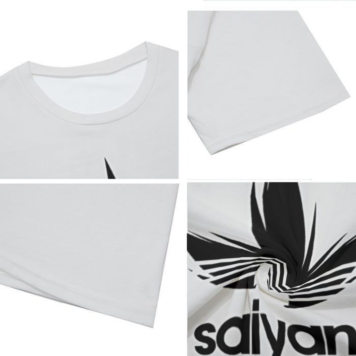 Stylish with the DBZ White Saiyan T-Shirt