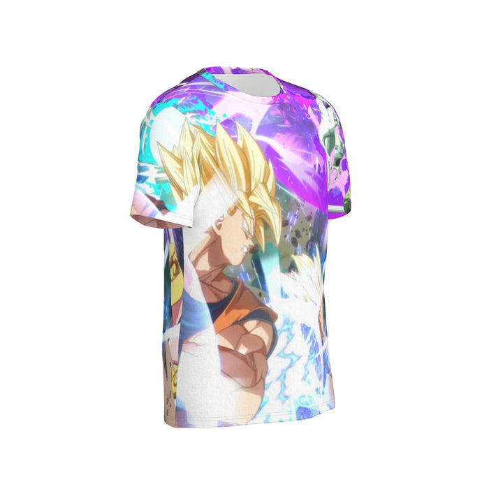 Dragon Ball Z  Goku & Vegeta Vs Frieza & Cell Cotton Kid T-Shirt