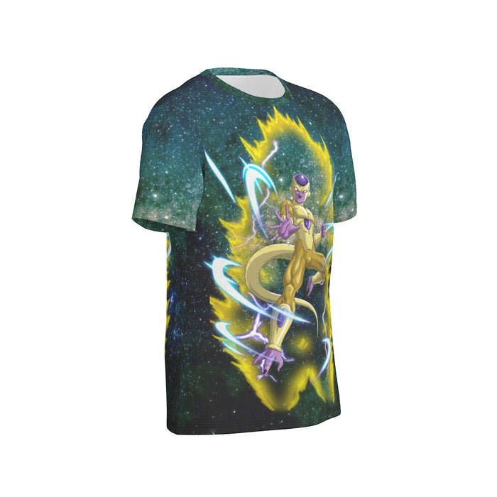 Dragon Ball Z Golden Form Frieza In His Yellow Aura T-Shirt