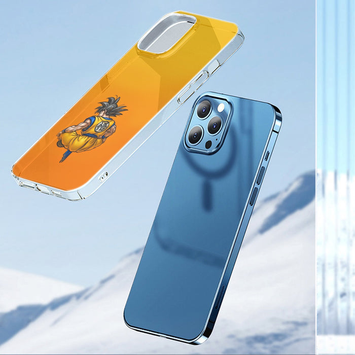 Goku Orange Background Iphone 14 cases