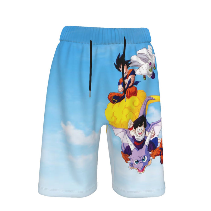 Dragon Ball Goku Piccolo Gohan Krillin Bright Color Summer Shorts