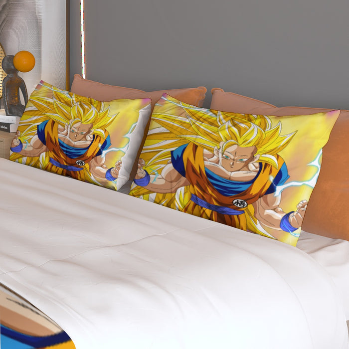 Super Saiyan Goku Power Dragon Ball Z Bed Set