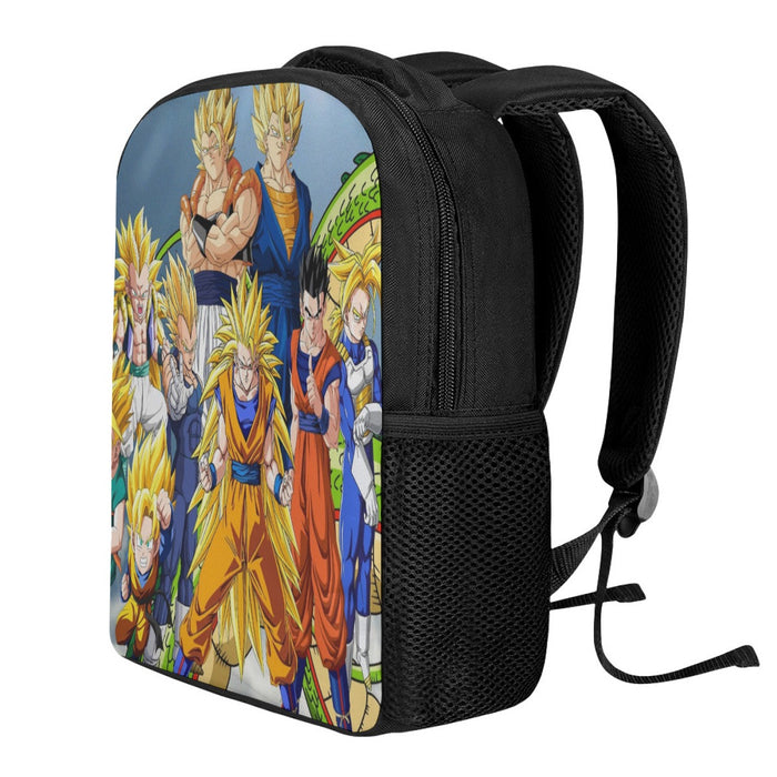 The Saiyans Families In Action Dragon Ball Backpack