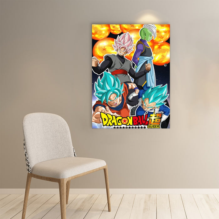 Goku Vs Zamasu Dragon Ball Super Art Poster