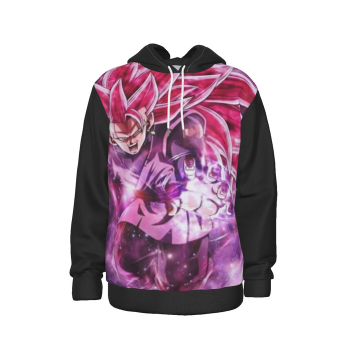 Dragon Ball Black Goku Rose 3 Ultra Instinct Epic Hoodie