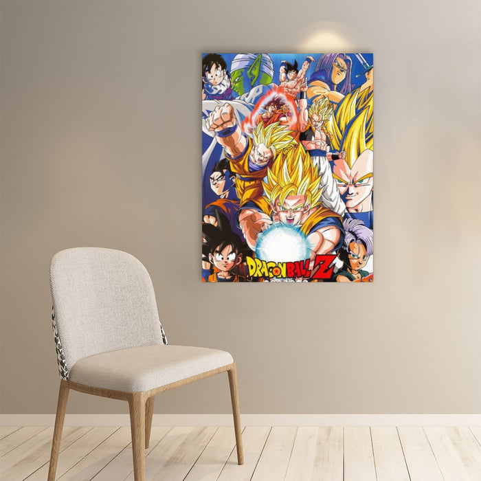 Super Saiyans Dragon Ball Z Art Poster