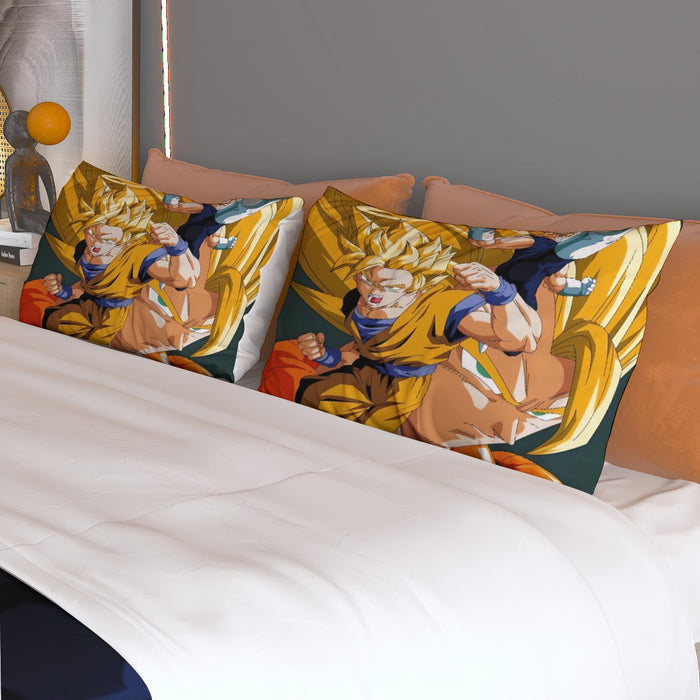 Gogeta Super Saiyan Goku Vegeta Fusion Dragon Ball Z Bed Set