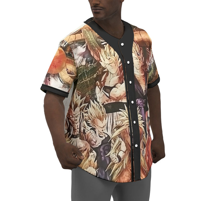 Dragon Ball  Ultimate Shenron x Saiyans Baseball Jersey