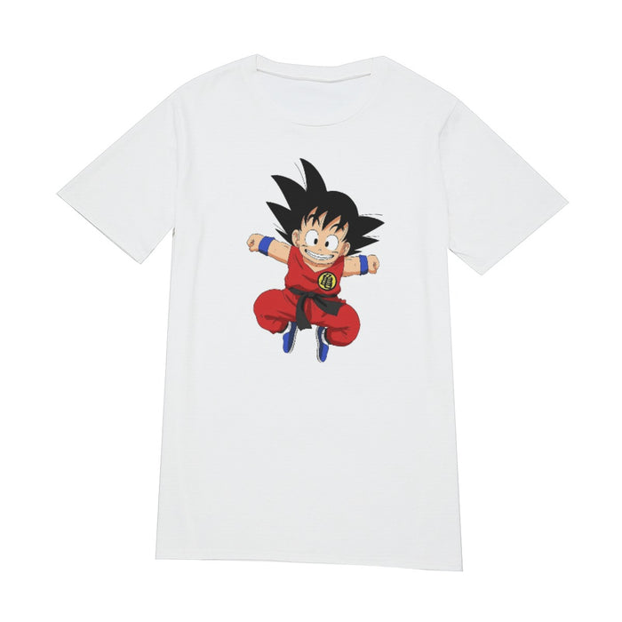 Dragon Ball - Jumping Young & Kid Goku T-Shirt Men