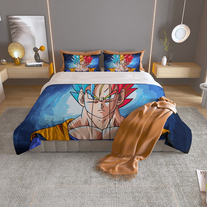 Goku on All Forms Dragon Ball Z Bed Set