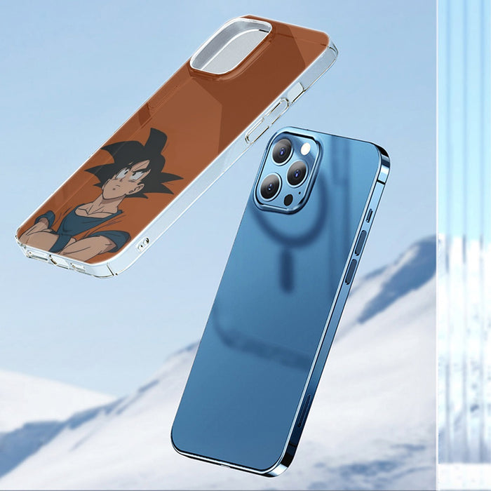 Goku Orange Minimalistic Background Iphone 14 cases