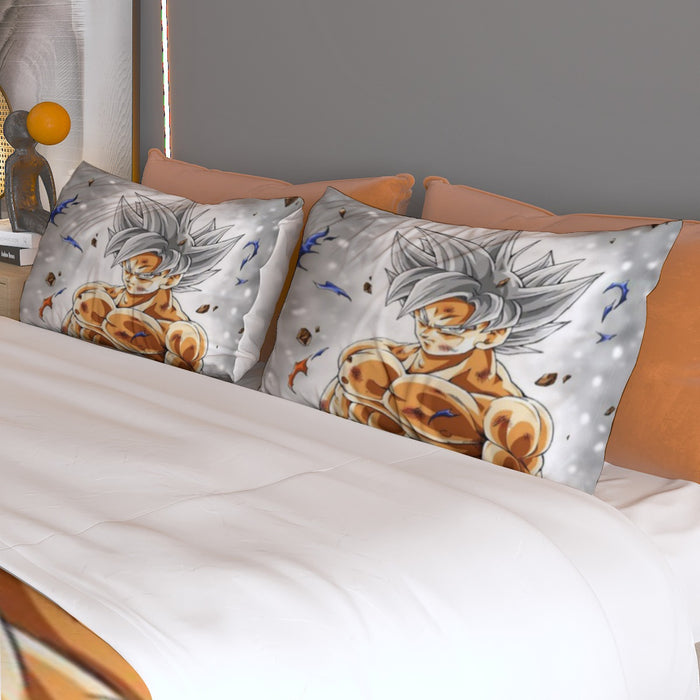 Super Saiyan White Goku Dragon Ball Z Bed Set