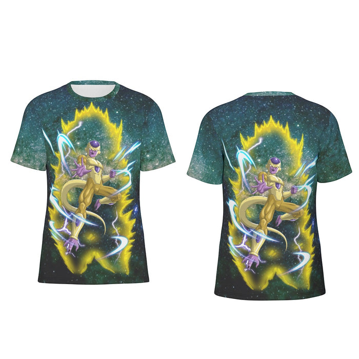 Dragon Ball Z Golden Form Frieza In His Yellow Aura T-Shirt