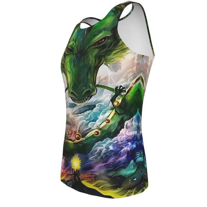 Shenron DBZ The Powerful Eternal Dragon Super Saiyan Battle Tank Top