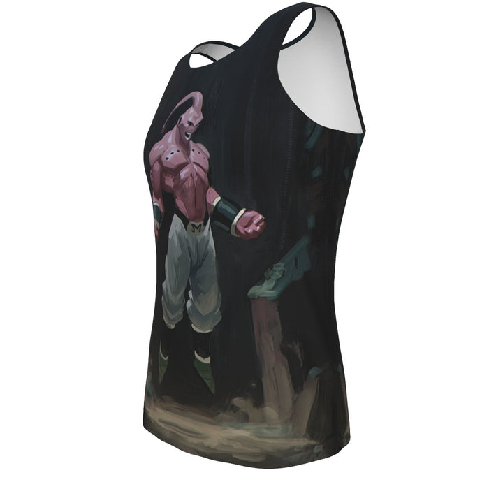 Dragon Ball Z  Majin Buu Black Painting Tank Top