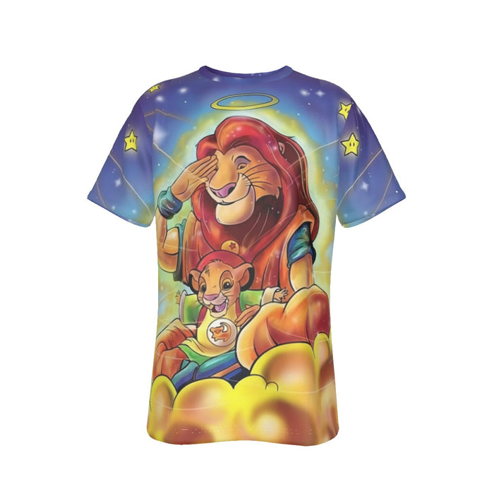Goku Gohan Dragonball Lion King Simba Color Funny Galaxy T-Shirt