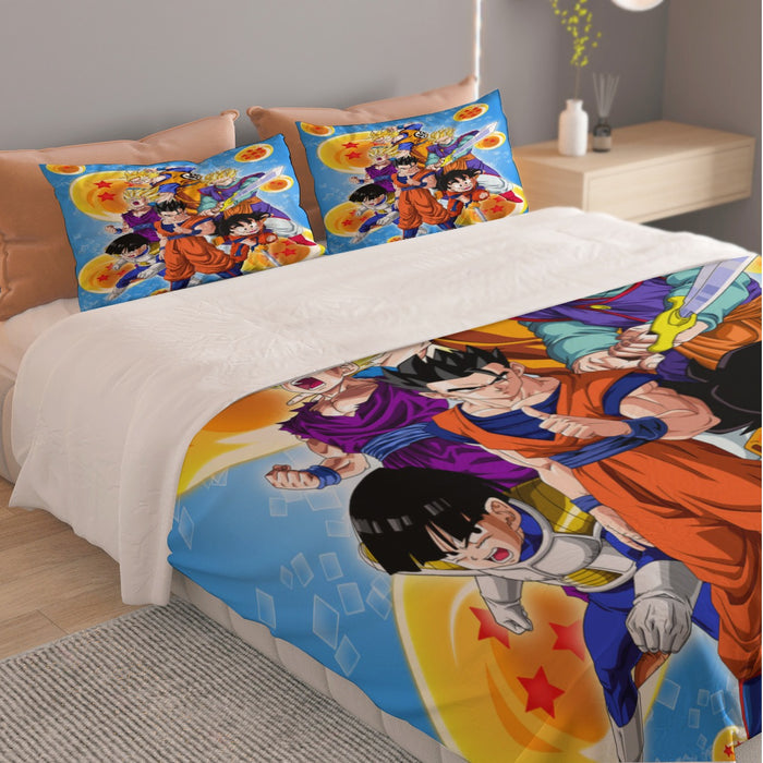 Son Gohan Evolution Dragon Ball Z Bed Set