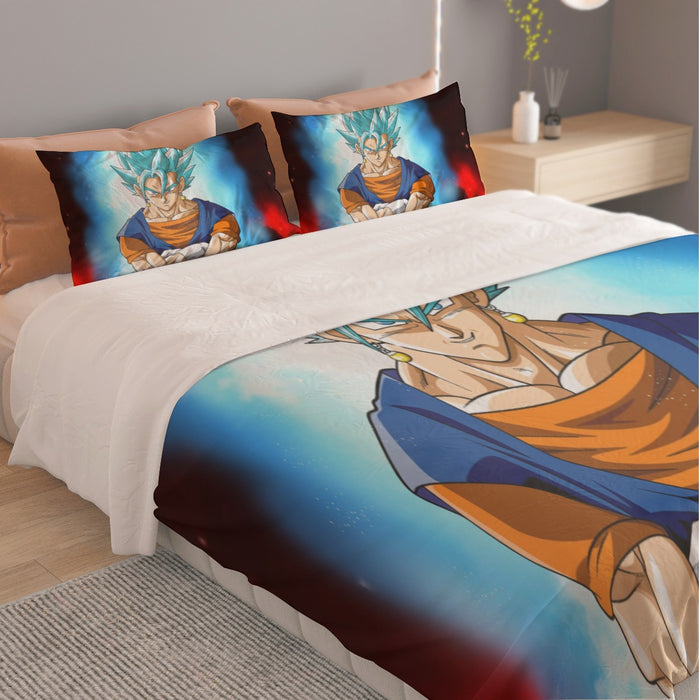Super Saiyan Vegito Flamez Dragon Ball Z Bed Set