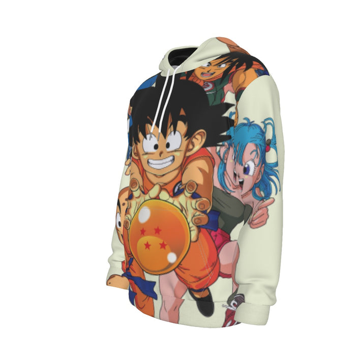 Kid Goku Catching Dragon Ball  Dragon Ball Hoodie