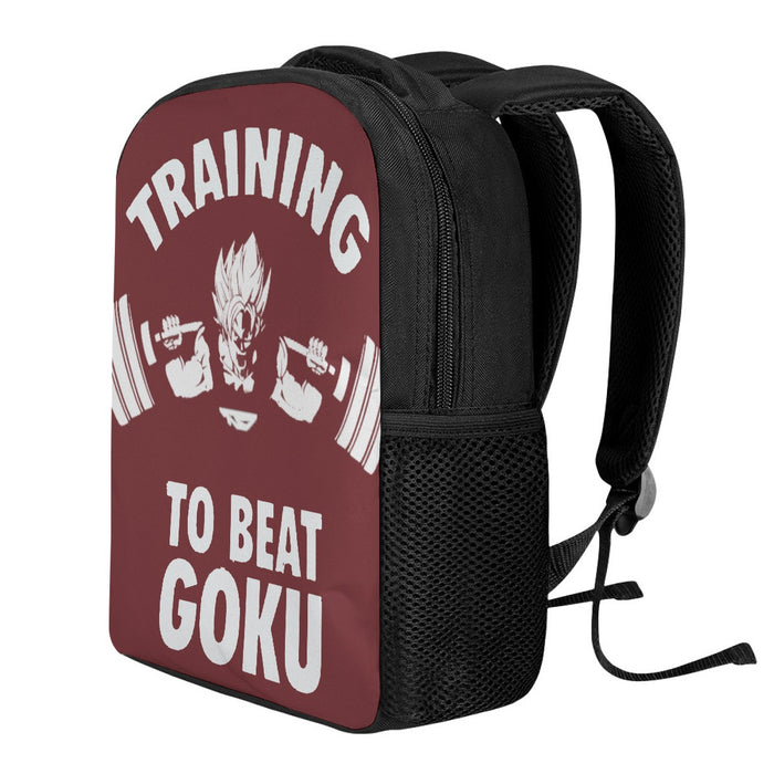 Dragon Ball Z  Training to Beat Goku Gym Backpack