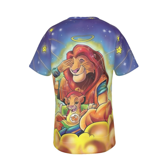 Goku Gohan Dragonball Lion King Simba Color Funny Galaxy T-Shirt