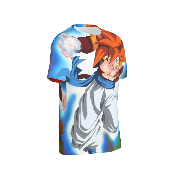 Dragon Ball Anime Gogeta SSJ4 Vibrant 3D Full Print T-shirt