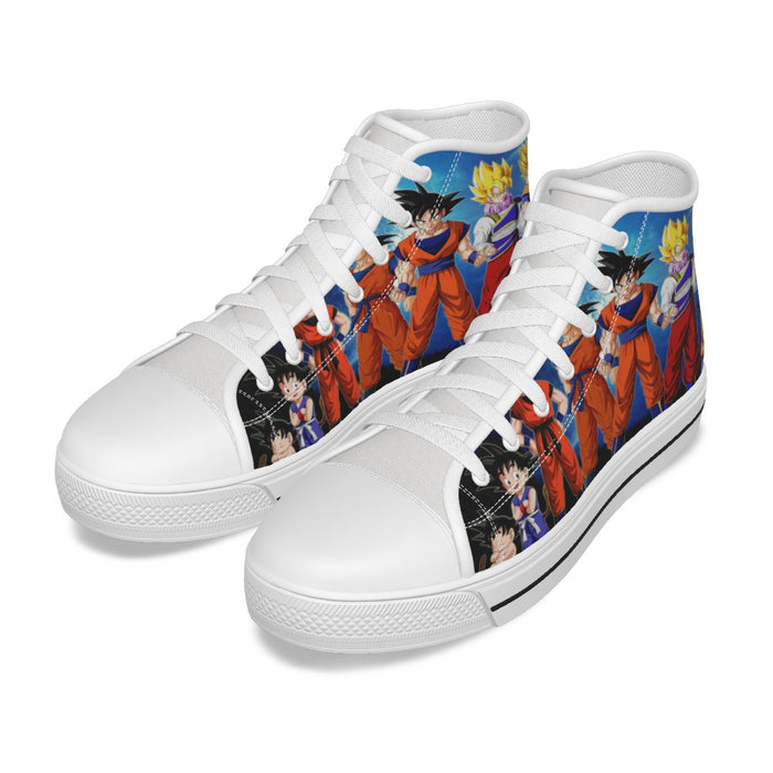 DBZ Goku Super Saiyan Transformations Shoes