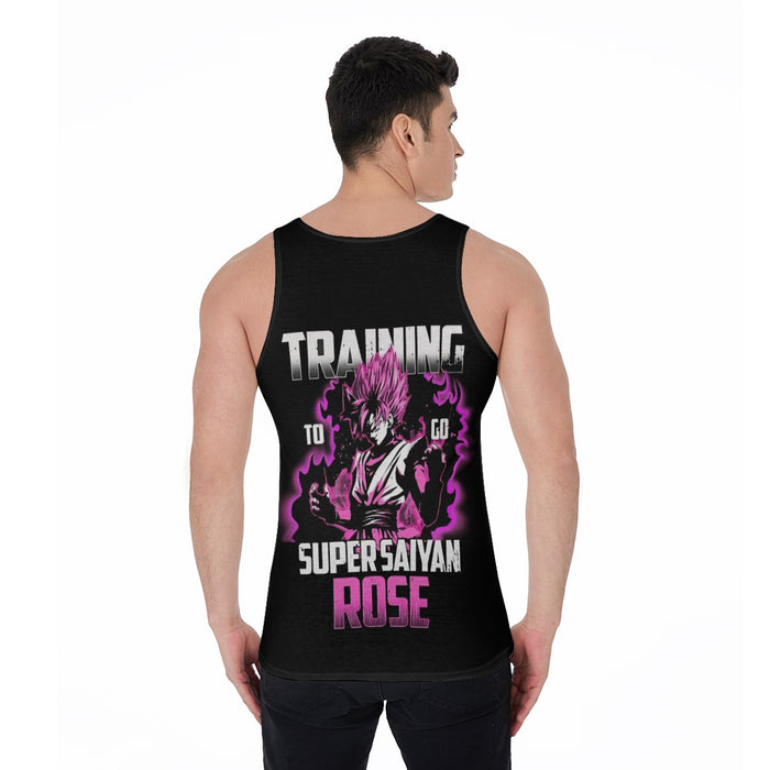 Dragon Ball Super  Goku Black Super Saiyan Rose Training Motivation Tank Top