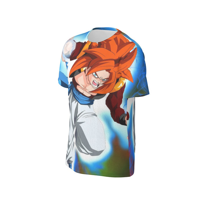 Dragon Ball Anime Gogeta SSJ4 Vibrant 3D Full Print T-shirt