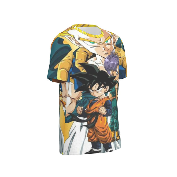 Goten Trunks Gotenks Super Saiyan 3D Cotton T-Shirt