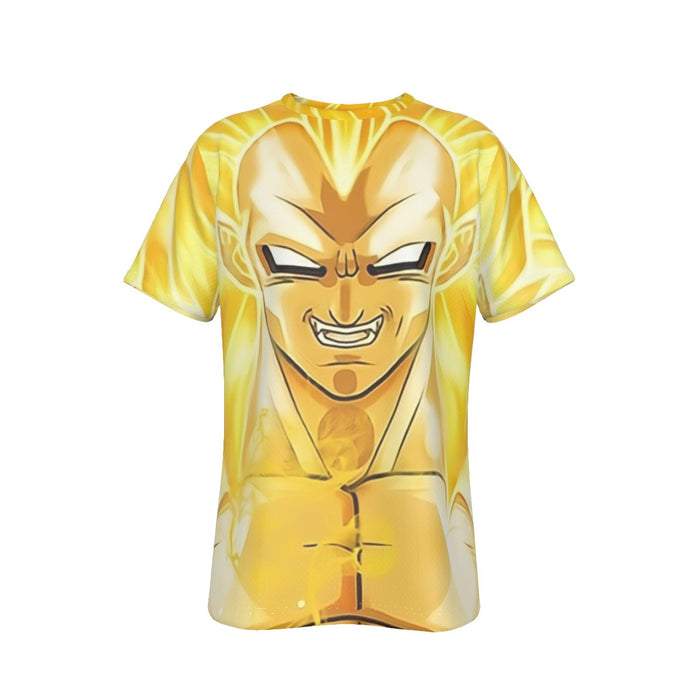 Dragon Ball Vegeta Super Saiyan 3 Cool Yellow Casual T-Shirt