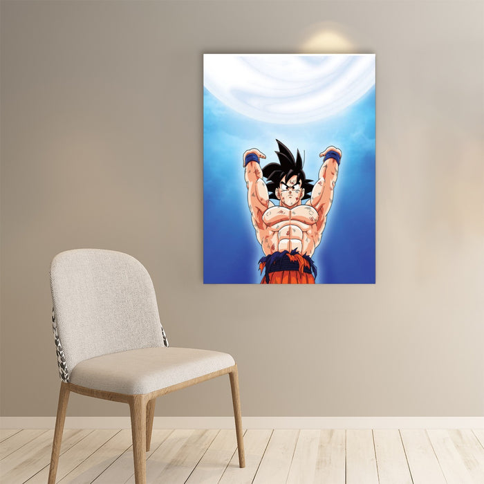 Spirit bomb Goku Dragon Ball Z Art Poster