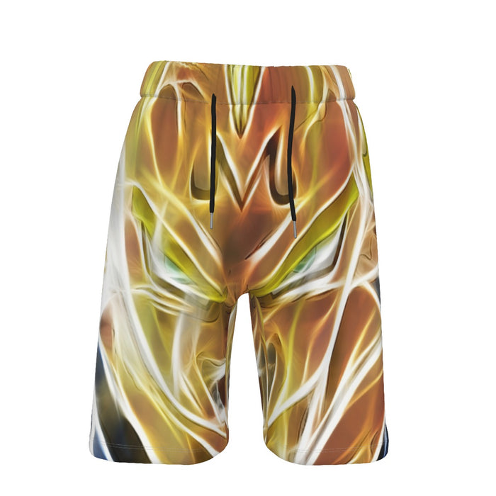 Dragon Ball Z Super Saiyan Majin Vegeta 3D Swim Trunks Shorts S