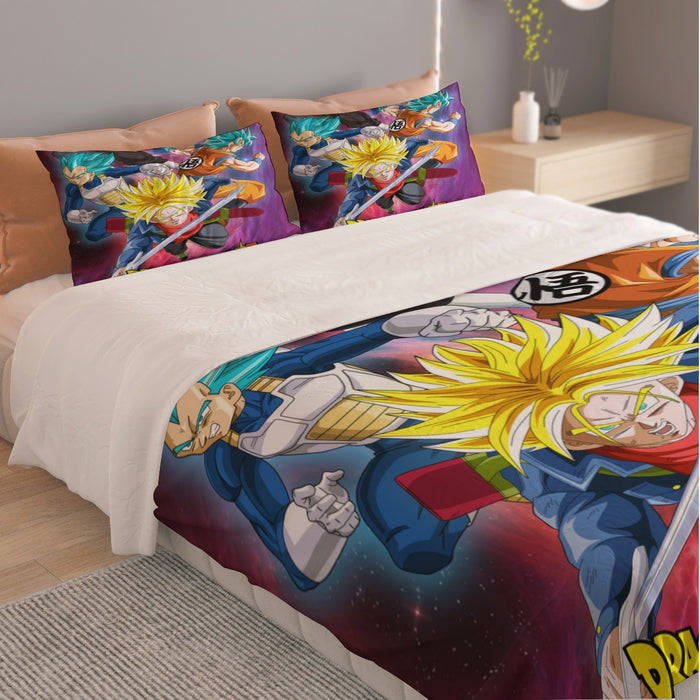 Super Saiyan Rage Trunks Dragon Ball Z Bed Set
