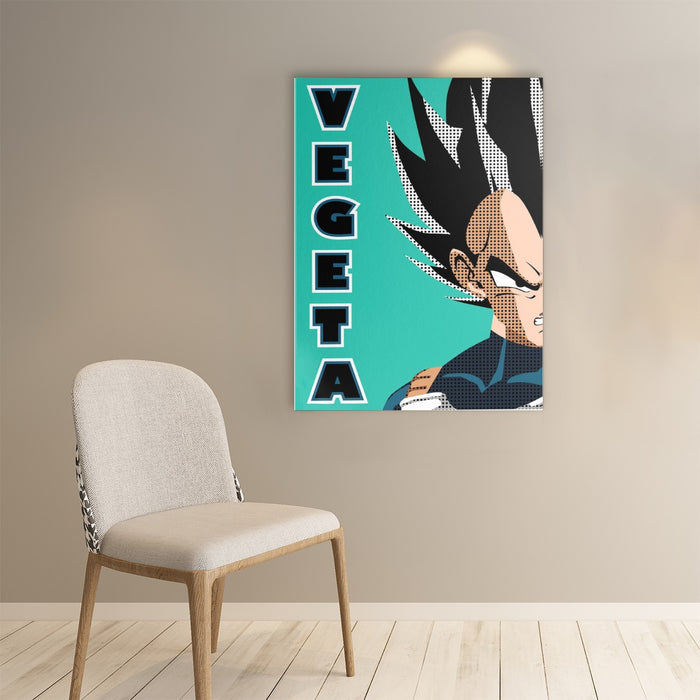 Dragon Ball Z Poster Vegeta (Flat Design)
