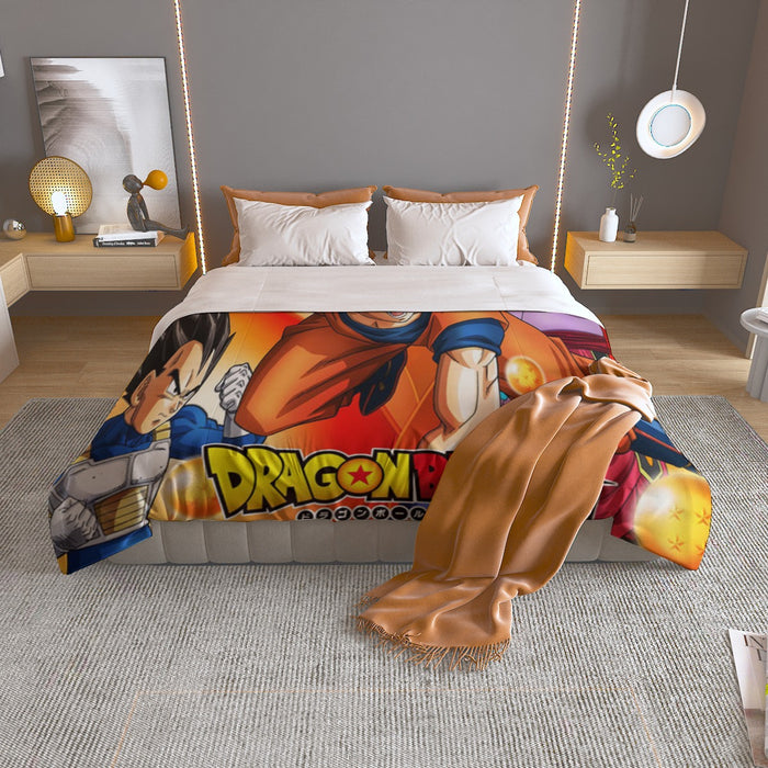 Vegeta and Goku Dragon Ball Z Bed Set